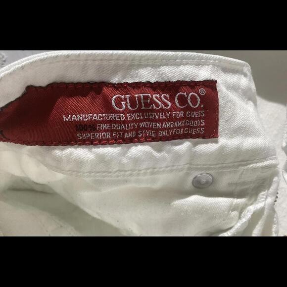 Guess Women's Stylish White Boot Cut Stretch‎ Jeans Size 29/US Size 8 - Picture 8 of 17